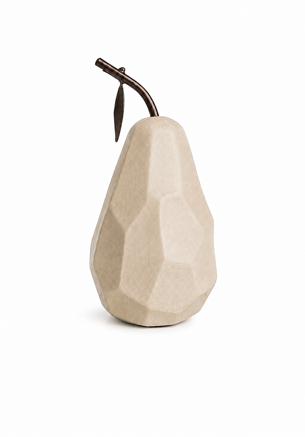 Geometric Pear Sculpture