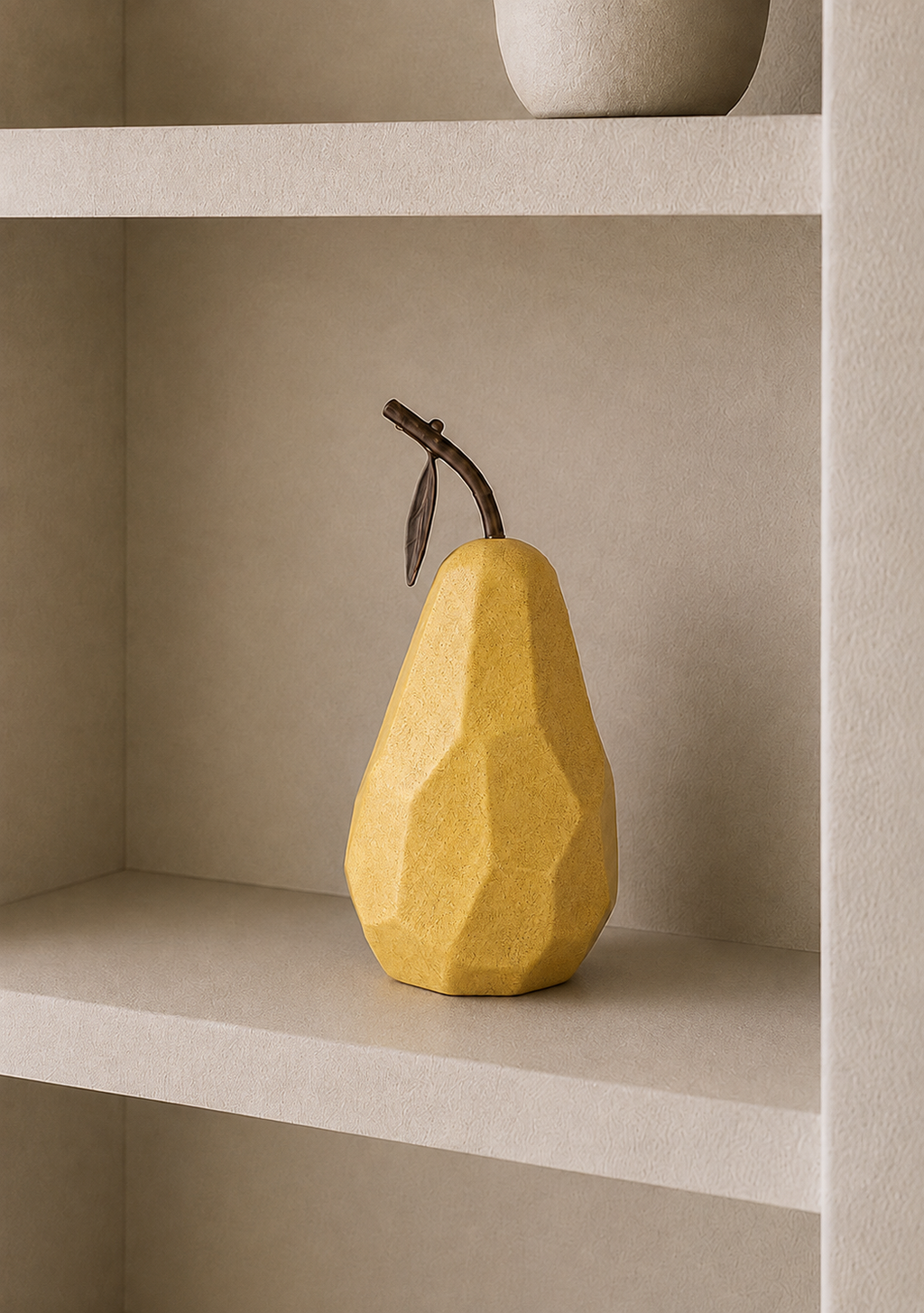 Geometric Pear Sculpture