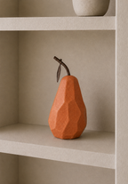 Geometric Pear Sculpture