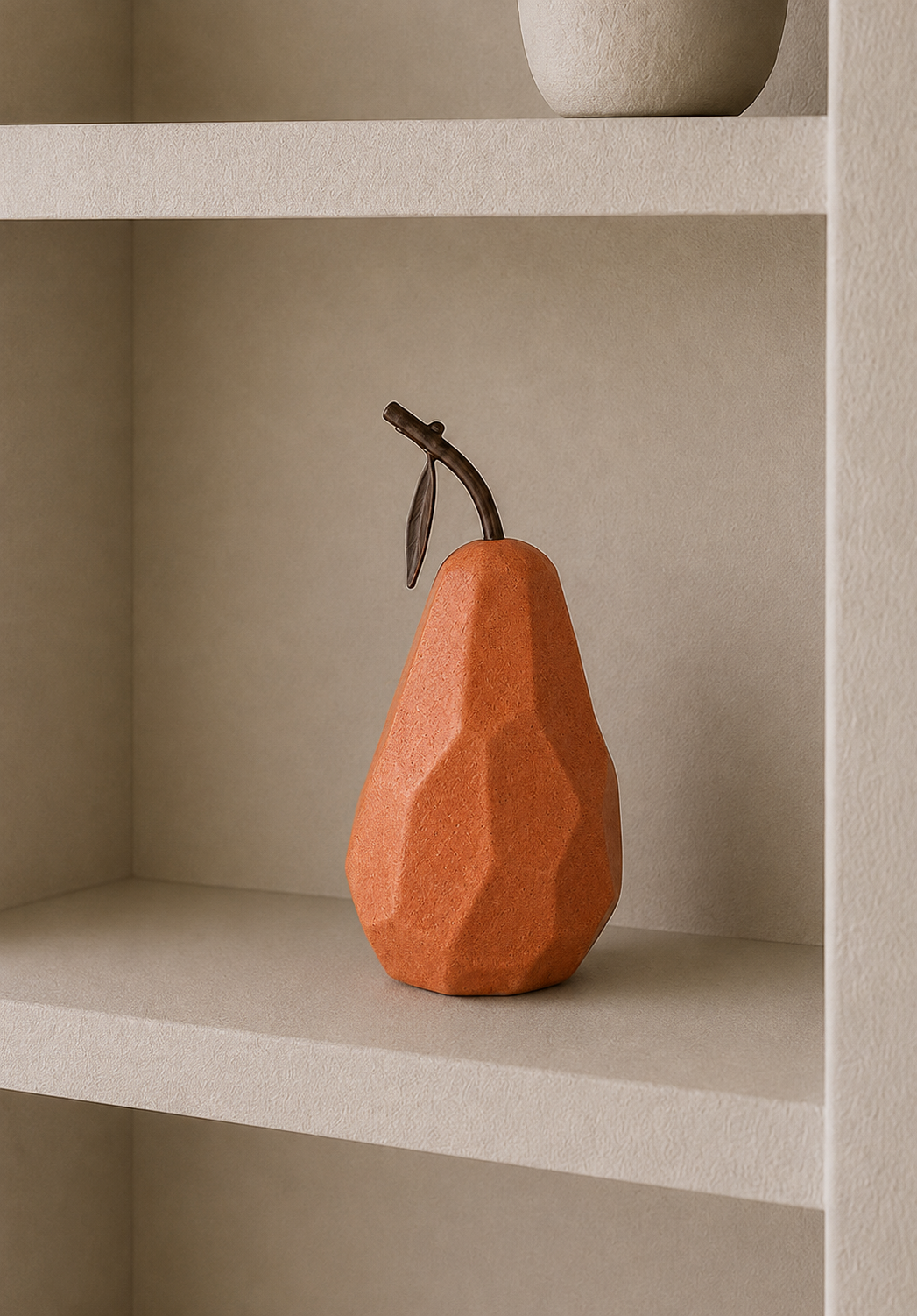 Geometric Pear Sculpture