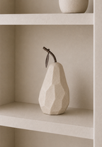 Geometric Pear Sculpture