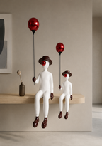 Floating Balloon Figure Sculpture