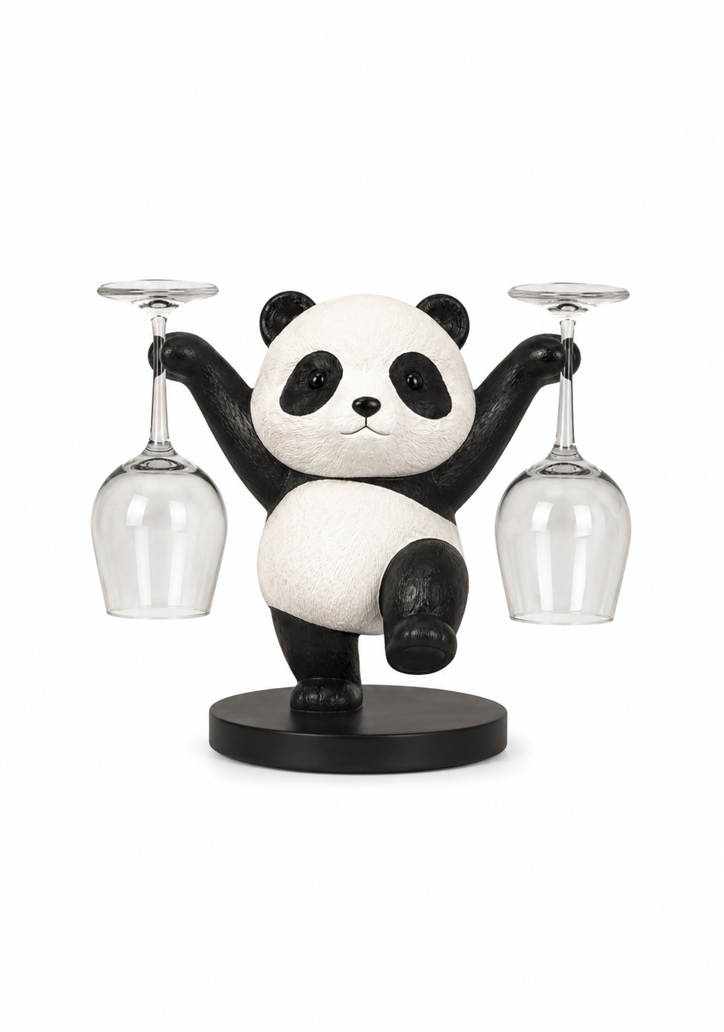 Panda Wine Display - Set of 2 Pieces