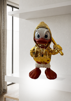 Gold Duck Decorative Sculpture