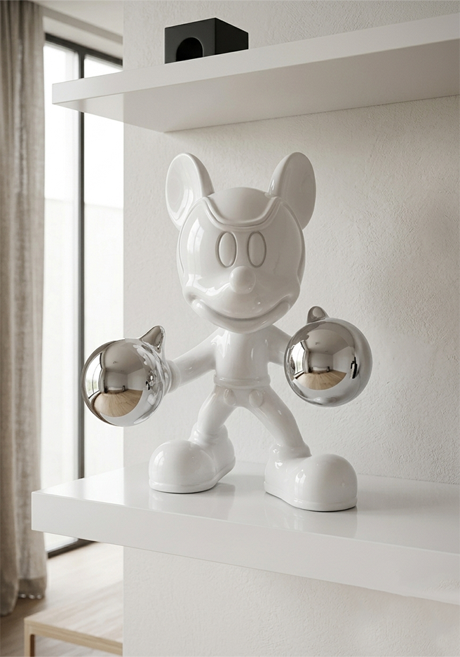 Pop Art Mouse Sculpture