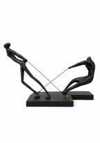Tug of War Sculpture - Pair of 2