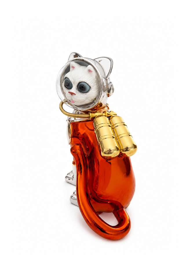 Astronaut Cat Sculpture
