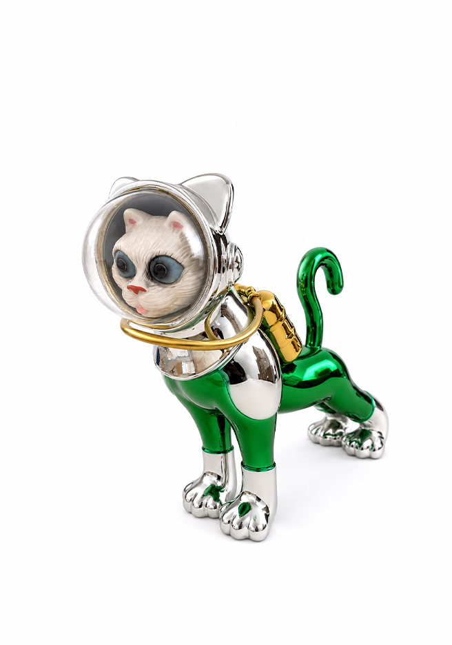 Astronaut Cat Sculpture