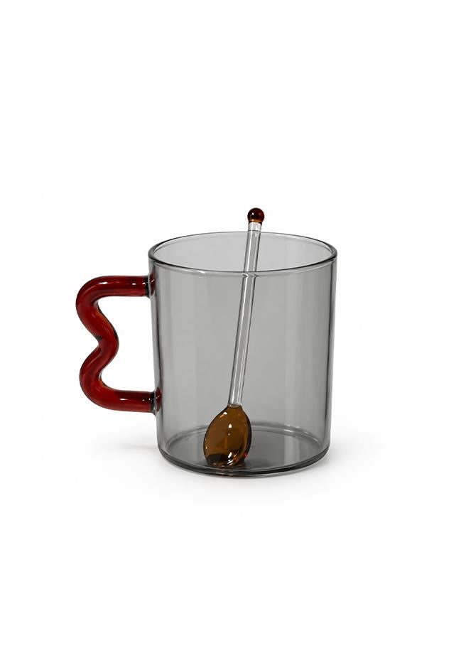Wavy Love Glass Mug