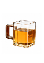 Cube Glass Mug