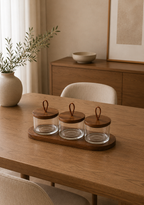Glass Storage Jar Set - 4 Pieces per set