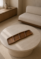 Multi-Section Wooden Serving Tray