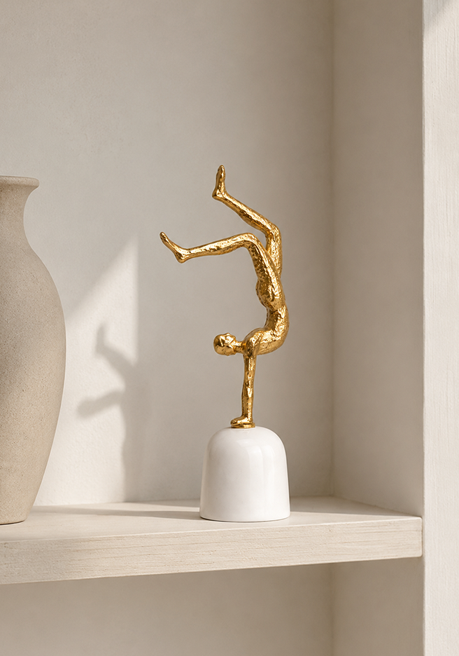 Modern Acrobat Sculpture