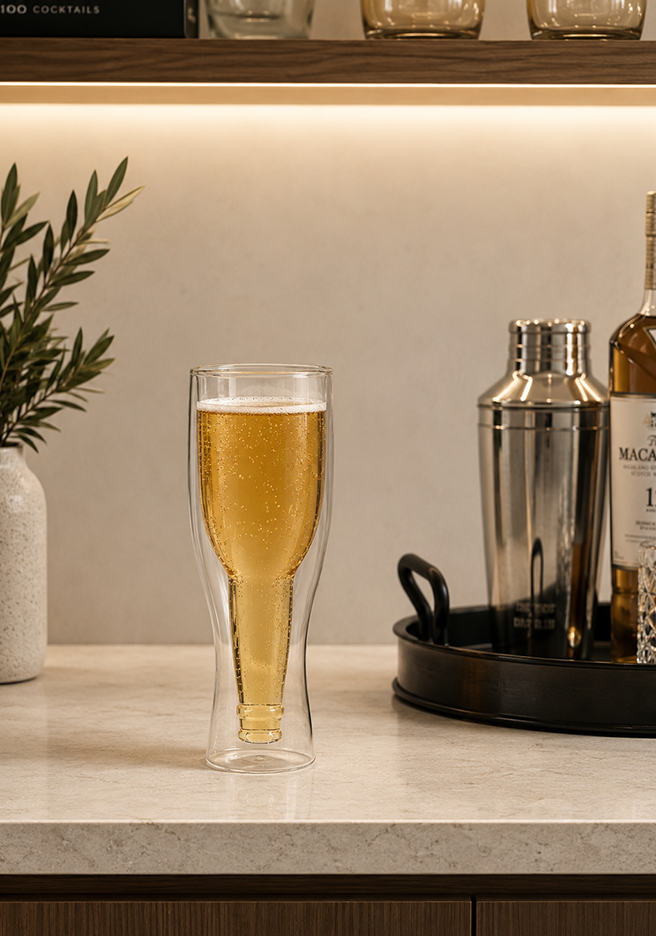 Double-Wall Beer Glass