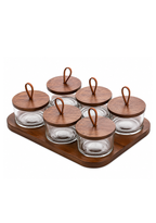 Glass Condiment Jar Collection