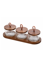 Glass Storage Jar Set - 4 Pieces per set