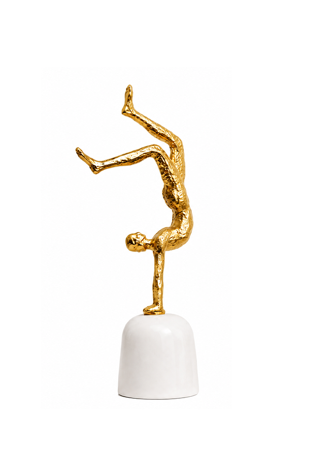 Modern Acrobat Sculpture