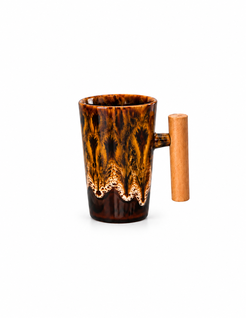 Elegant Wood Mug