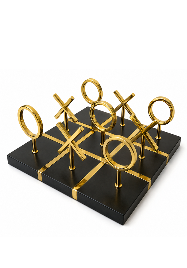 Luxury Tic-Tac-Toe Décor Set