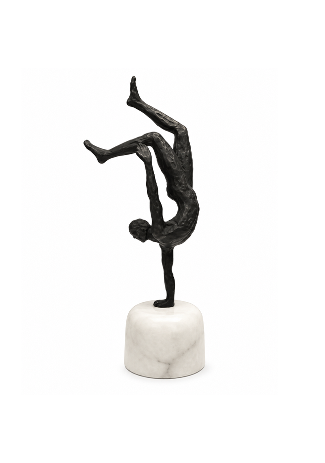 Modern Acrobat Sculpture