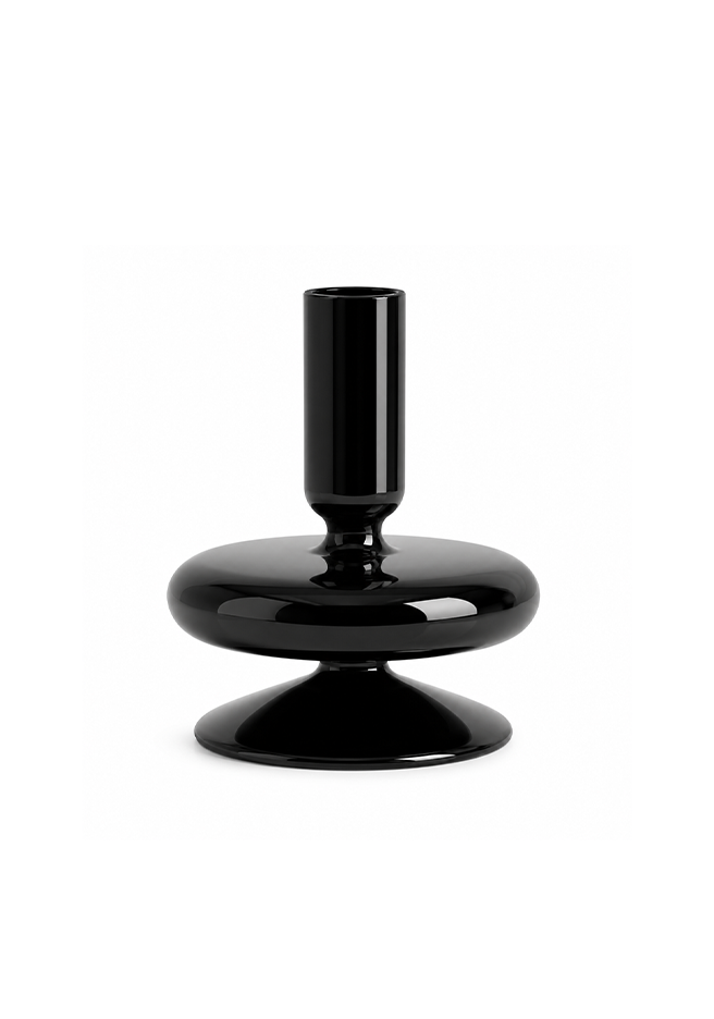 Obsidian Glass Vase