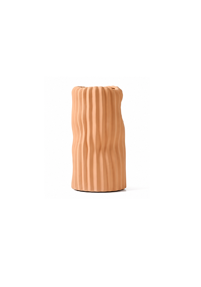 Organic Ribbed Vase Collection