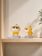 Cute Yellow Cartoon Character Decorative Figurine