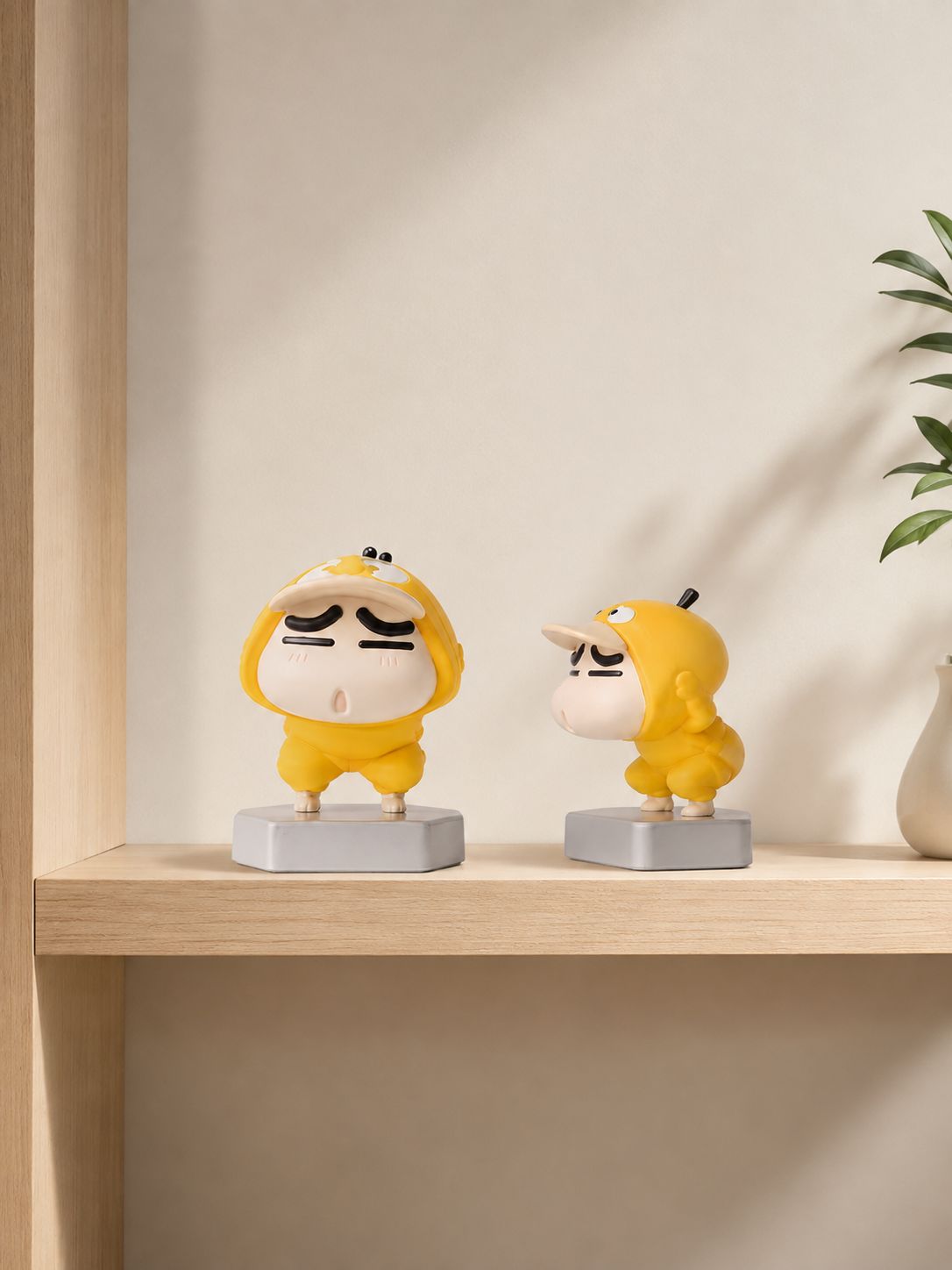 Cute Yellow Cartoon Character Decorative Figurine