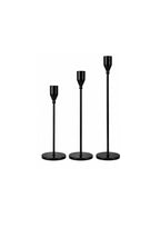 Elegant Metal Candle Holders – Set of 3