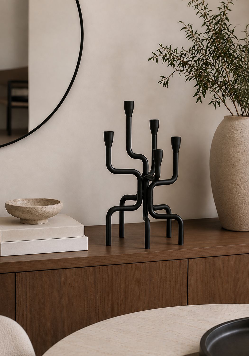 Architectural Multi Candle Holder