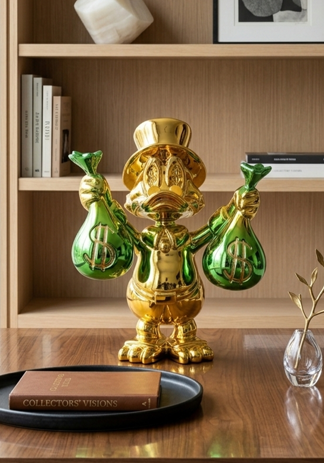Money Duck Sculpture
